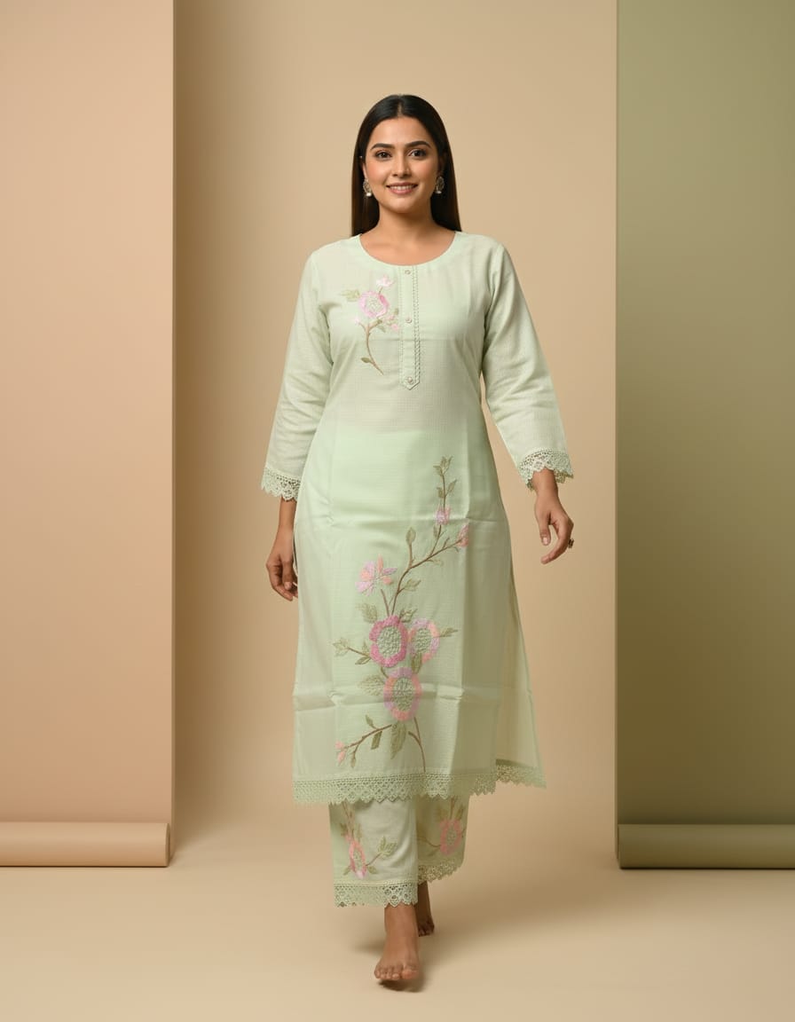 Malmal cotton 3 pcs suit